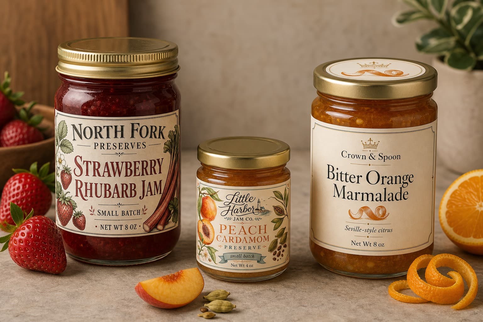 Product label examples
