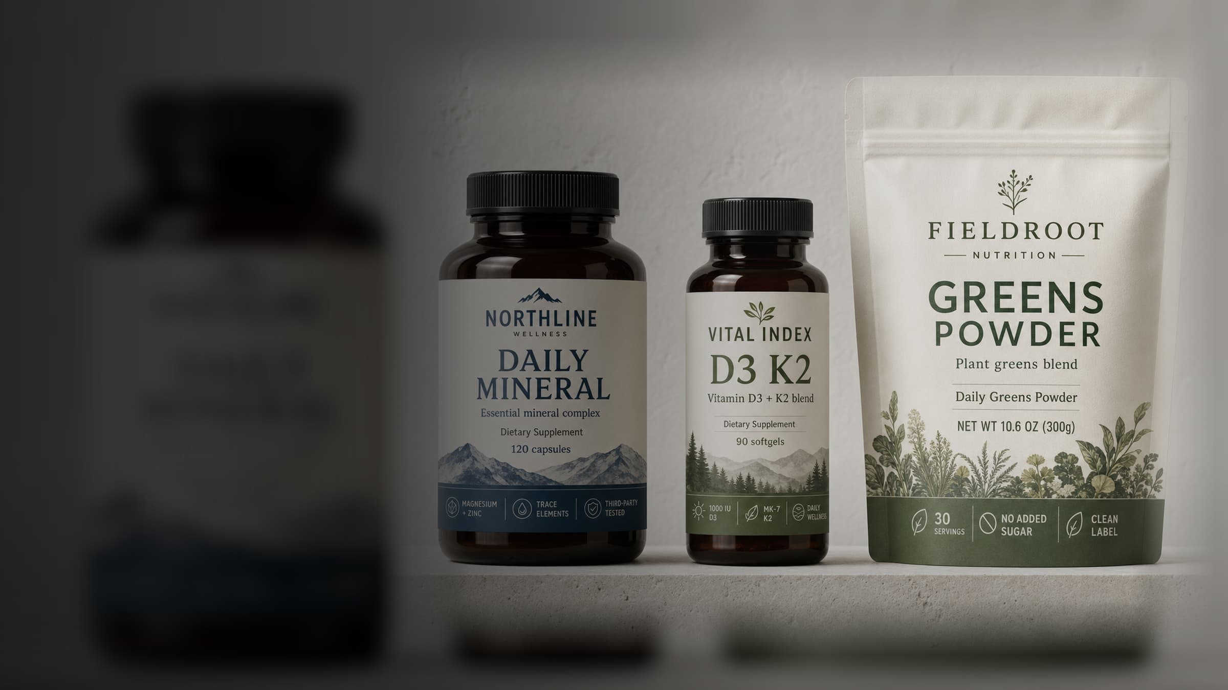 Product label examples
