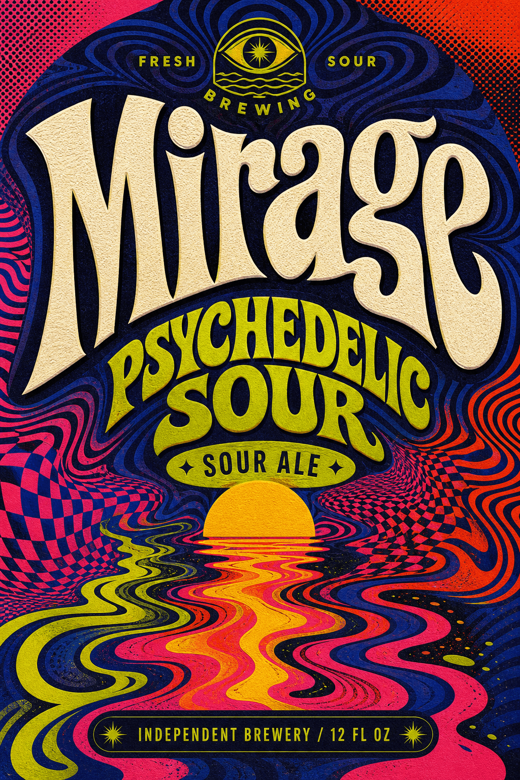 Mirage Psychedelic Sour front label direction